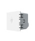 Intrerupator simplu cu wireless + panou sticla alb 1M 10A, Livolo