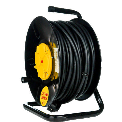 Derulator 25m 4P 3x2.5mm cu protectie copii, Lohuis