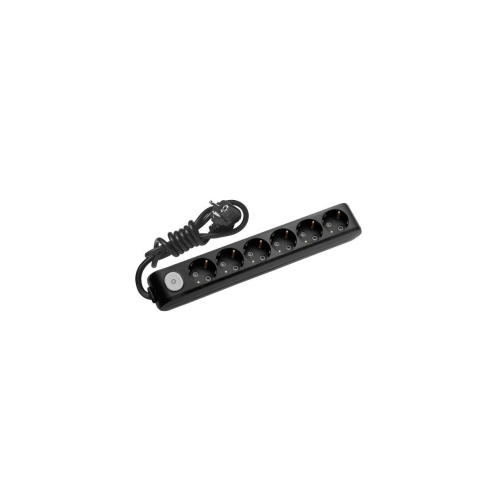 Prelungitor 1.5m 6P negru 16A, Panasonic