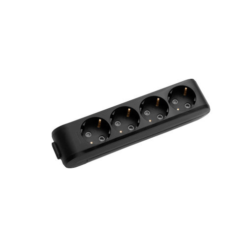 Bloc multipriza 4P negru 16A, Panasonic