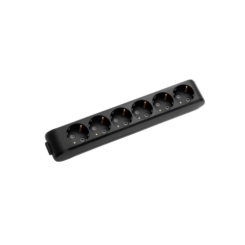 Bloc multipriza 6P negru 16A, Panasonic