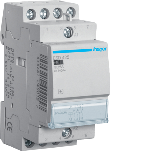 Contactor 4ND 25A, Hager