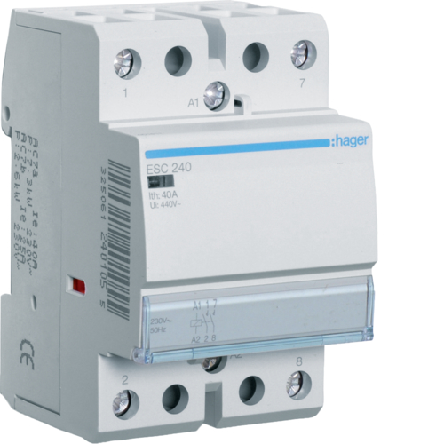 Contactor 2ND 40A, Hager
