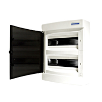 Tablou PT PVC transparent 2R/24M, Schrack