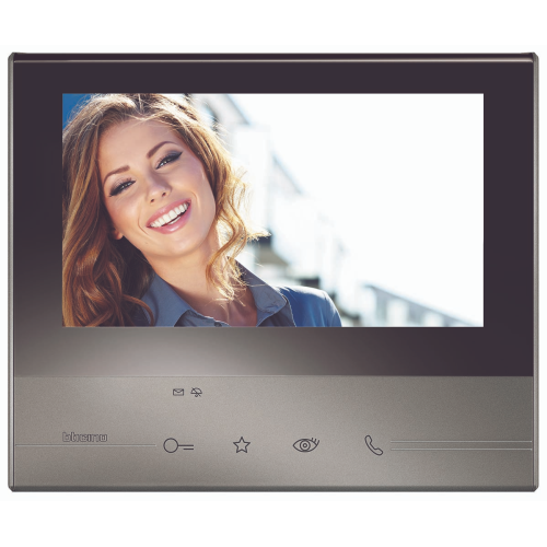 Videointerfon Classe 300 7" negru, BTicino