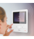 Videointerfon Classe 100 cu Wi-Fi + 4 butoane 5" alb, BTicino
