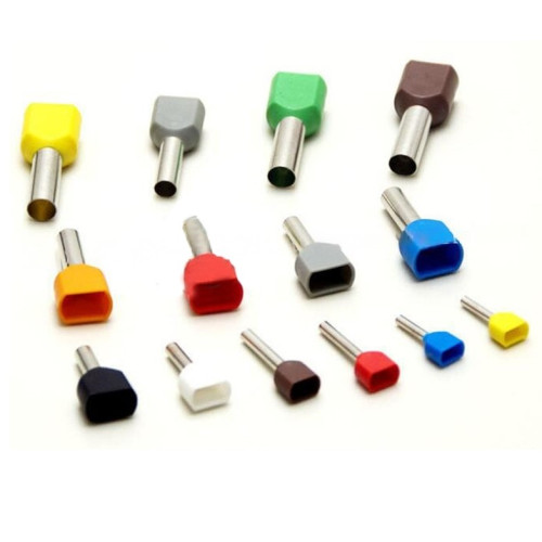 Pini dubli 2x 0.5 mm² alb, Dablerom