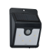 Lampa solara cu senzor 4x0.1W neagra, Eglo