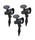 Set 3 lampi solare 3x4x0.06W negre, Eglo