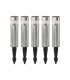 Set 5 lampi solare 6x0.06W inox/transparent, Eglo