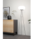 Lampa de podea Optica 2x60W alba, Eglo
