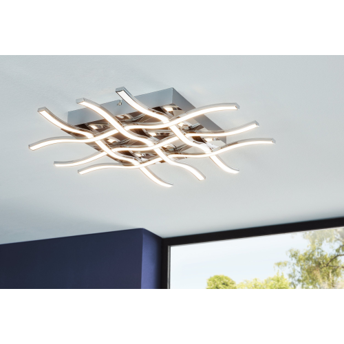 Plafoniera Lasana 6x6W alba, Eglo