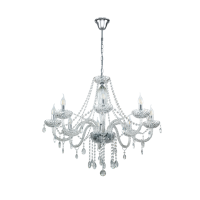 Candelabru Basilano 1 8x40W crom, Eglo