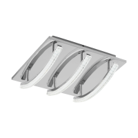 Plafoniera Pertini 3x4.2W crom, Eglo