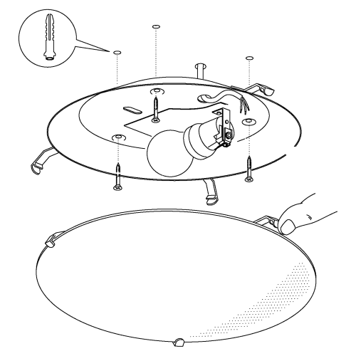 Plafoniera pentru copii Junior 1 60W, Eglo