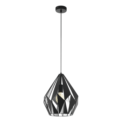 Lustra Carlton 1 60W argintie, Eglo