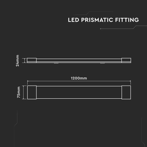 Grill Fitting LED 600x75x24 15W 3000k, V-TAC
