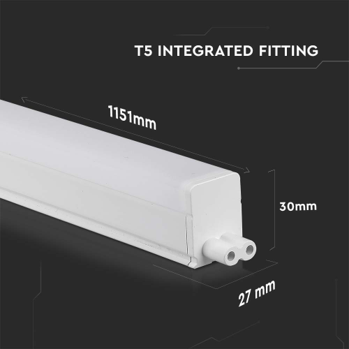 Batten Fitting LED 290x27x30 4W 3000k, V-TAC