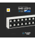 Lampa LED lineara suspendata 1179x64x35 60W 4000K alba, V-TAC