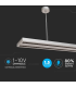 Lampa LED lineara suspendata interconectabila 1190x160x30 60W 4000K alba, V-TAC