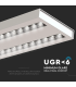 Lampa LED lineara suspendata interconectabila 1190x160x30 60W 4000K alba, V-TAC