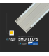 Lampa LED lineara suspendata interconectabila 1190x160x30 60W 4000K alba, V-TAC