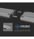 Lampa LED lineara suspendata interconectabila 1190x160x30 60W 4000K alba, V-TAC