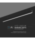 Lampa LED lineara suspendata 1194x35x67 40W 6400K neagra, V-TAC