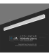 Lampa LED lineara suspendata 1194x35x67 40W 4000K argintie, V-TAC