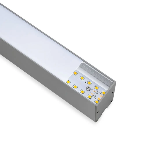 Lampa LED lineara suspendata 1194x35x67 40W 4000K argintie, V-TAC