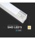 Lampa LED lineara suspendata 1194x35x67 40W 4000K alba, V-TAC