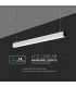 Lampa LED lineara suspendata 1197x50x65 40W 4000K alba, V-TAC