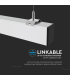 Lampa LED lineara suspendata 1197x50x65 40W 4000K alba, V-TAC