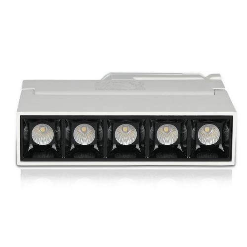 Lampa LED lineara pe sina 35x138 12W 2700K alb, V-TAC