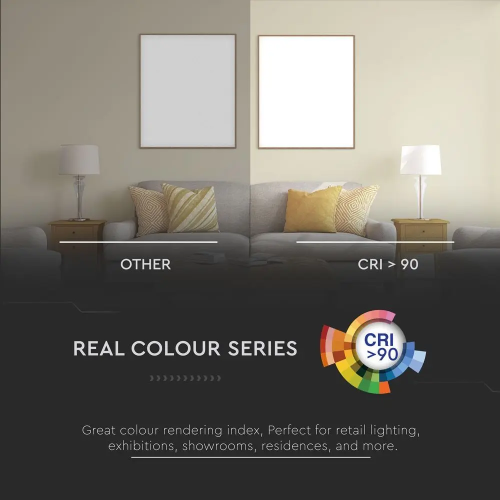 Proiector LED pe sina Ø60x165x156 18W 3000K negru, V-TAC