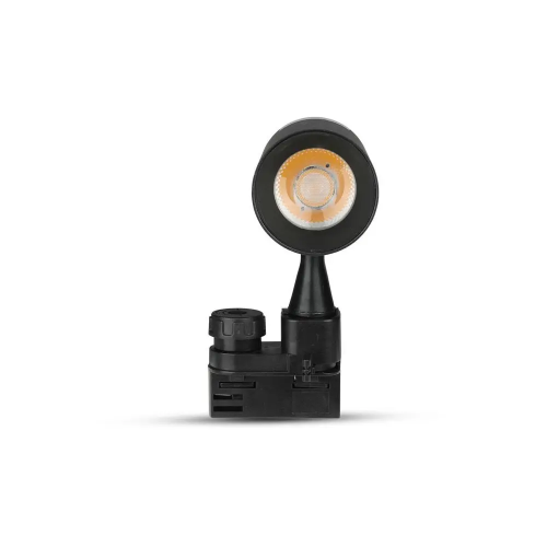Proiector LED pe sina Ø60x165x156 18W 3000K negru, V-TAC