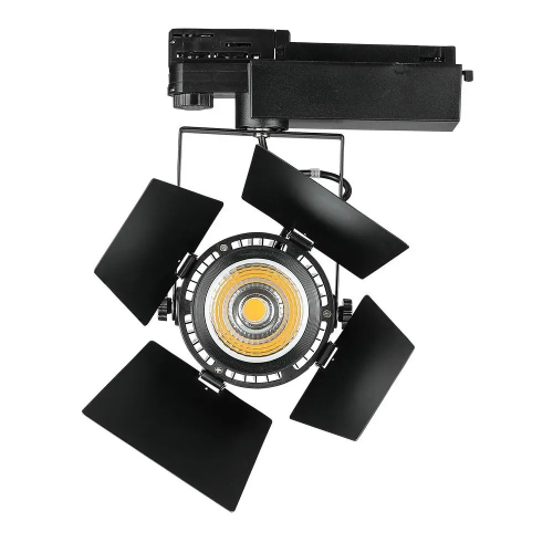 Proiector LED pe sina Ø170x230x240 33W 4000K negru, V-TAC