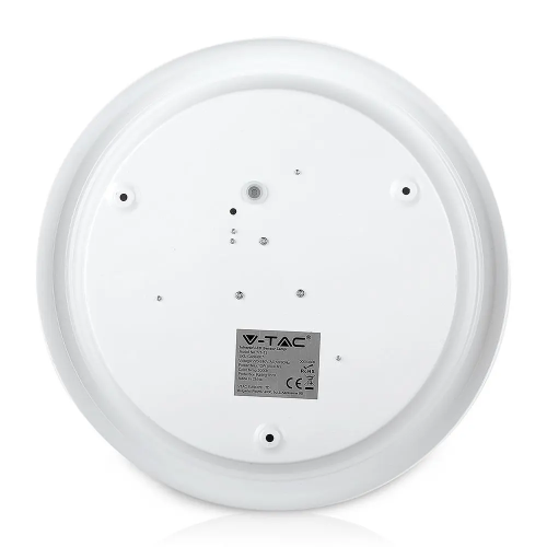 Aplica LED cu senzor Ø290x60 12W 3000k, V-TAC