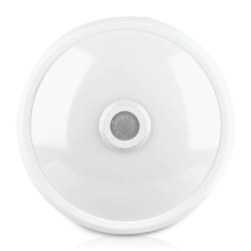 Aplica LED cu senzor Ø290x60 12W 3000k, V-TAC