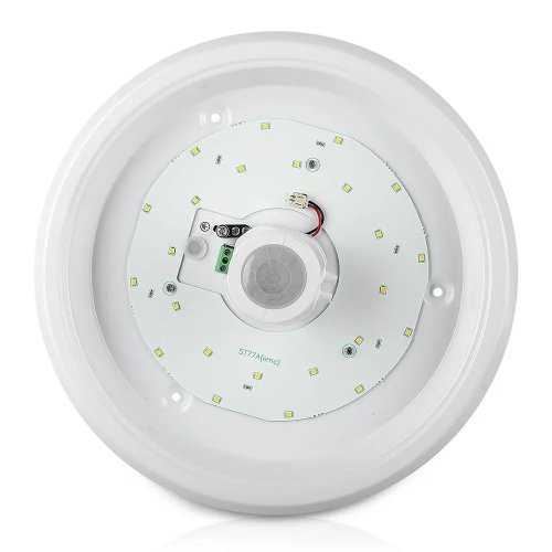 Aplica LED cu senzor Ø290x60 12W 3000k, V-TAC