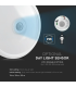 Aplica LED cu senzor Ø290x60 12W 3000k, V-TAC