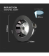 Reflector LED Ø95x45mm 10W 3000k negru, V-TAC