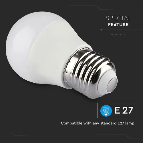 Bec LED smart RGB E27 4.5W alb, V-TAC