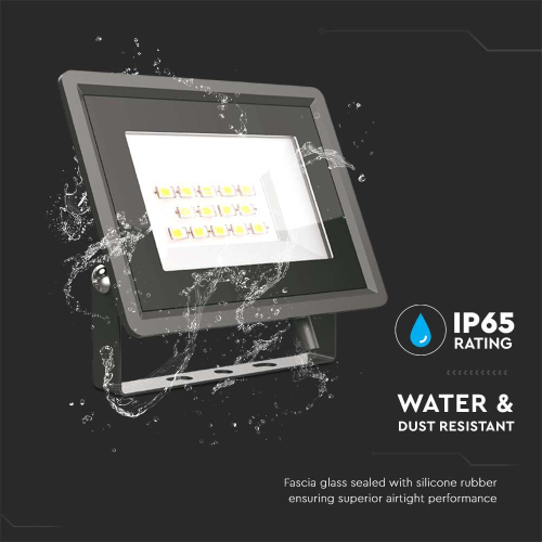 Proiector LED 90x27x86 10W 3000k negru, V-TAC