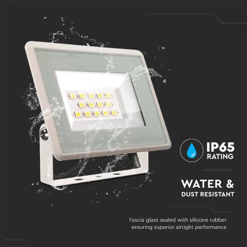 Proiector LED 90x27x86 10W 3000k alb, V-TAC