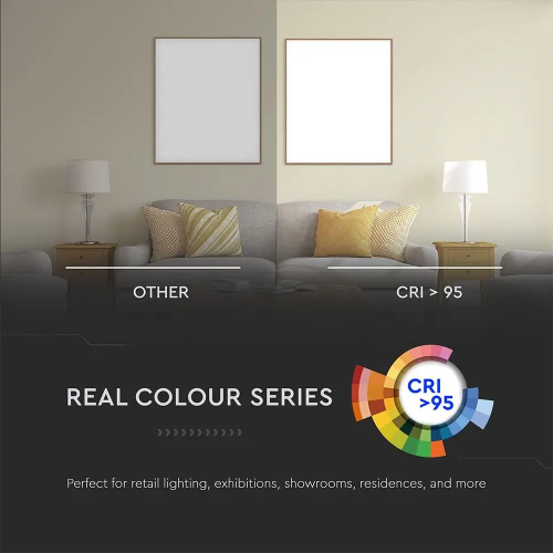 Proiector LED pe sina 180x140x215 30W 6400K negru, V-TAC