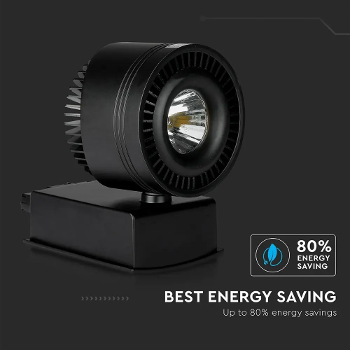 Proiector LED pe sina 112x165x205 33W 5000K negru, V-TAC