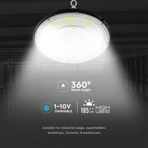 Reflector LED dimabil Ø233x161mm 100W 4000k, V-TAC