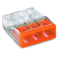 Clema rapida 3 conductoare masive 2.5mm², Wago