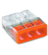 Clema rapida 3 conductoare masive 2.5mm², Wago